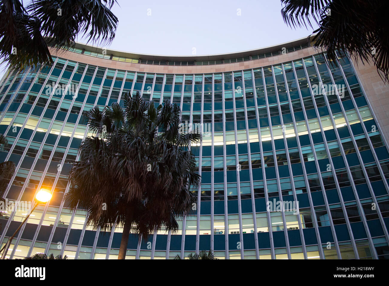 Qantas House ist ein schönes Beispiel im Zusammenhang mit australischen intakt, nach dem zweiten Weltkrieg, mehrstöckigen Bürogebäude Sydney Australia Stockfoto