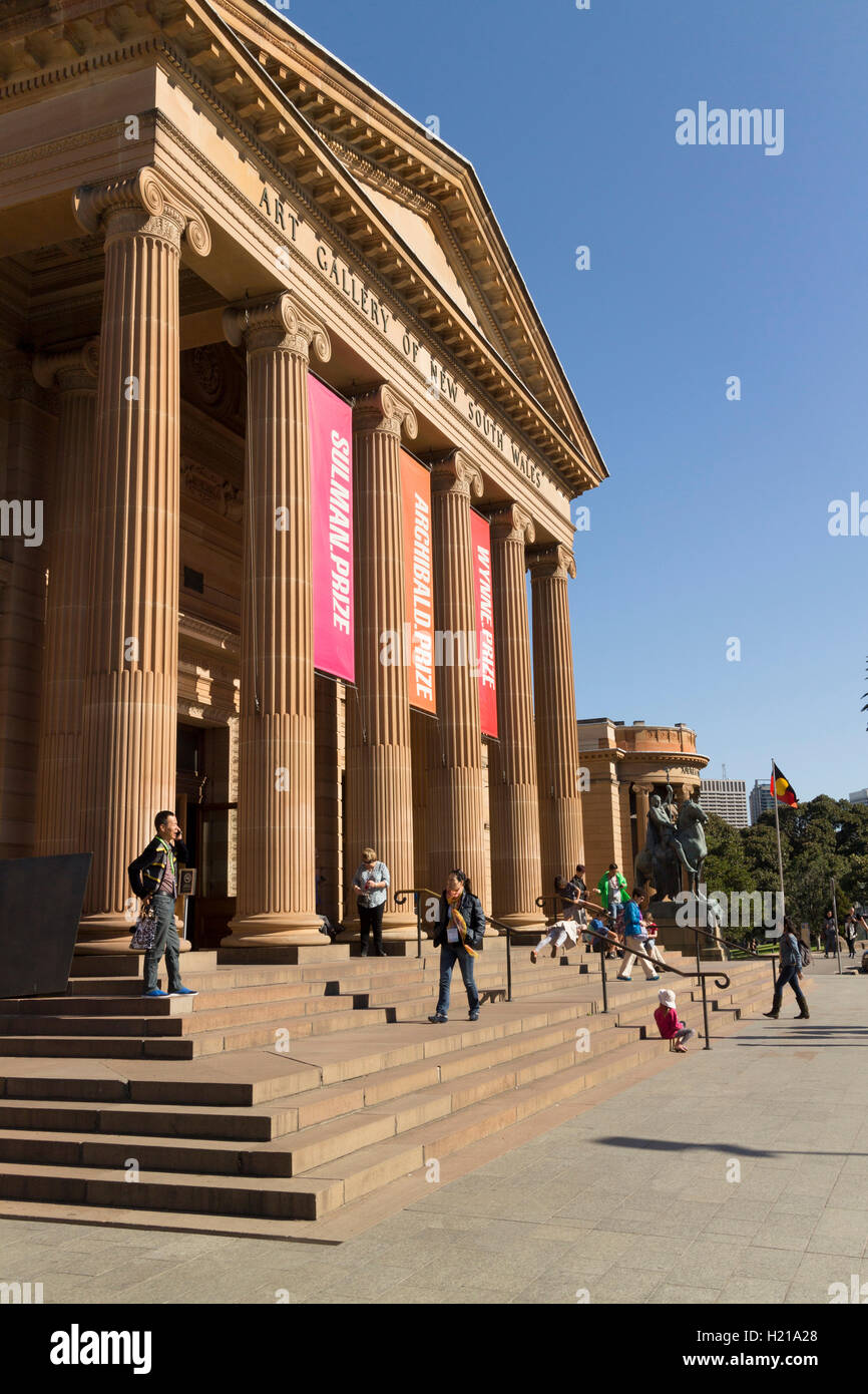 New South Wales Kunstgalerie-Sydney-Australien Stockfoto