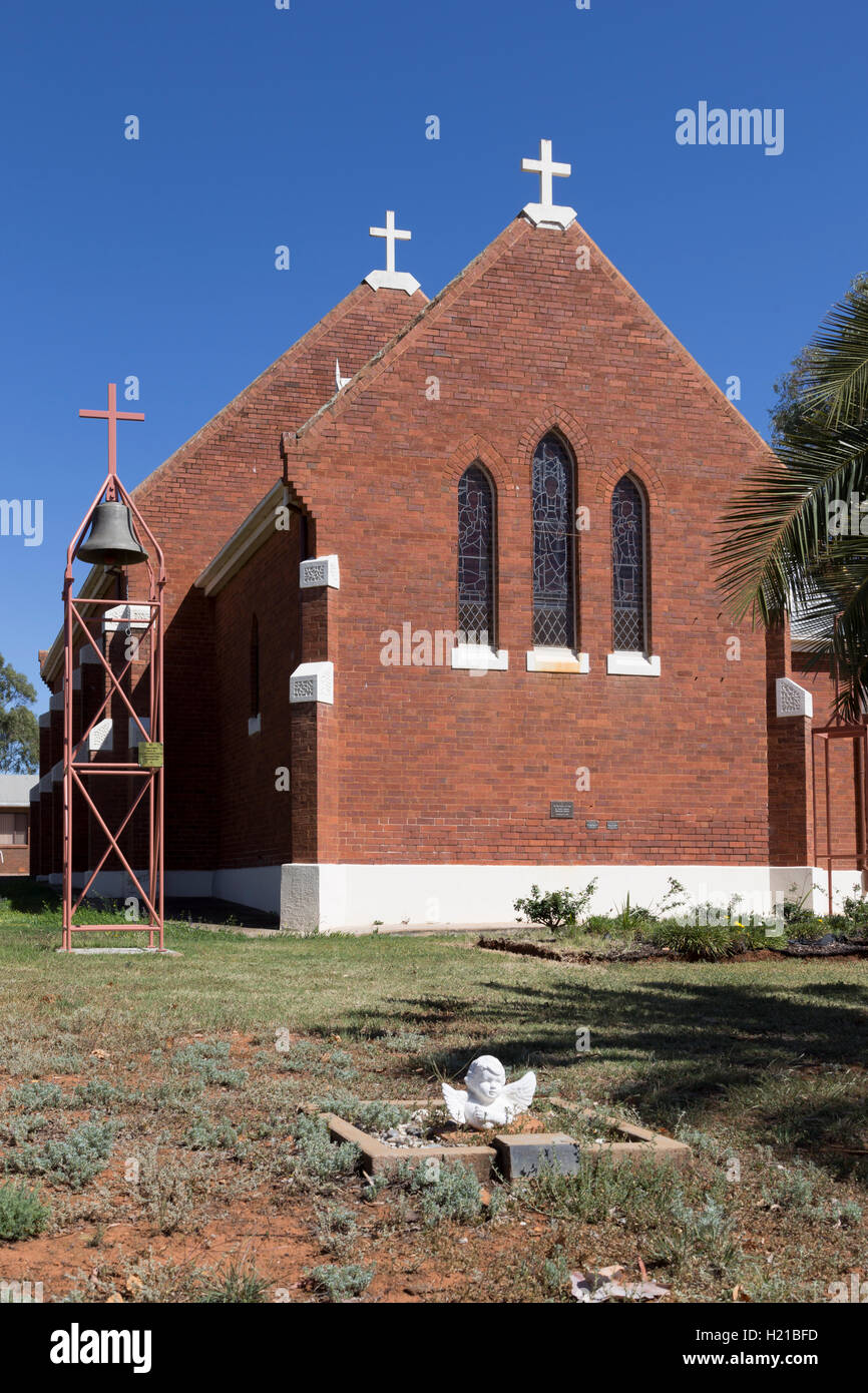 Str. Pauls anglikanische Kirche Cobar New South Wales Australien. Stockfoto