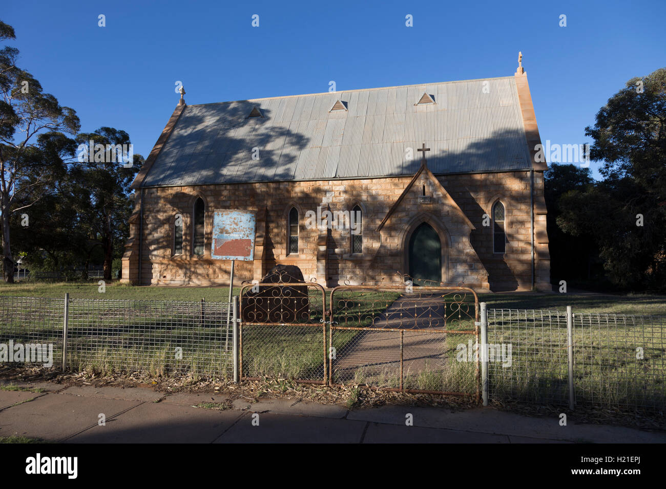 Anglikanische Kirche Wilcannia New South Wales Australien Stockfoto