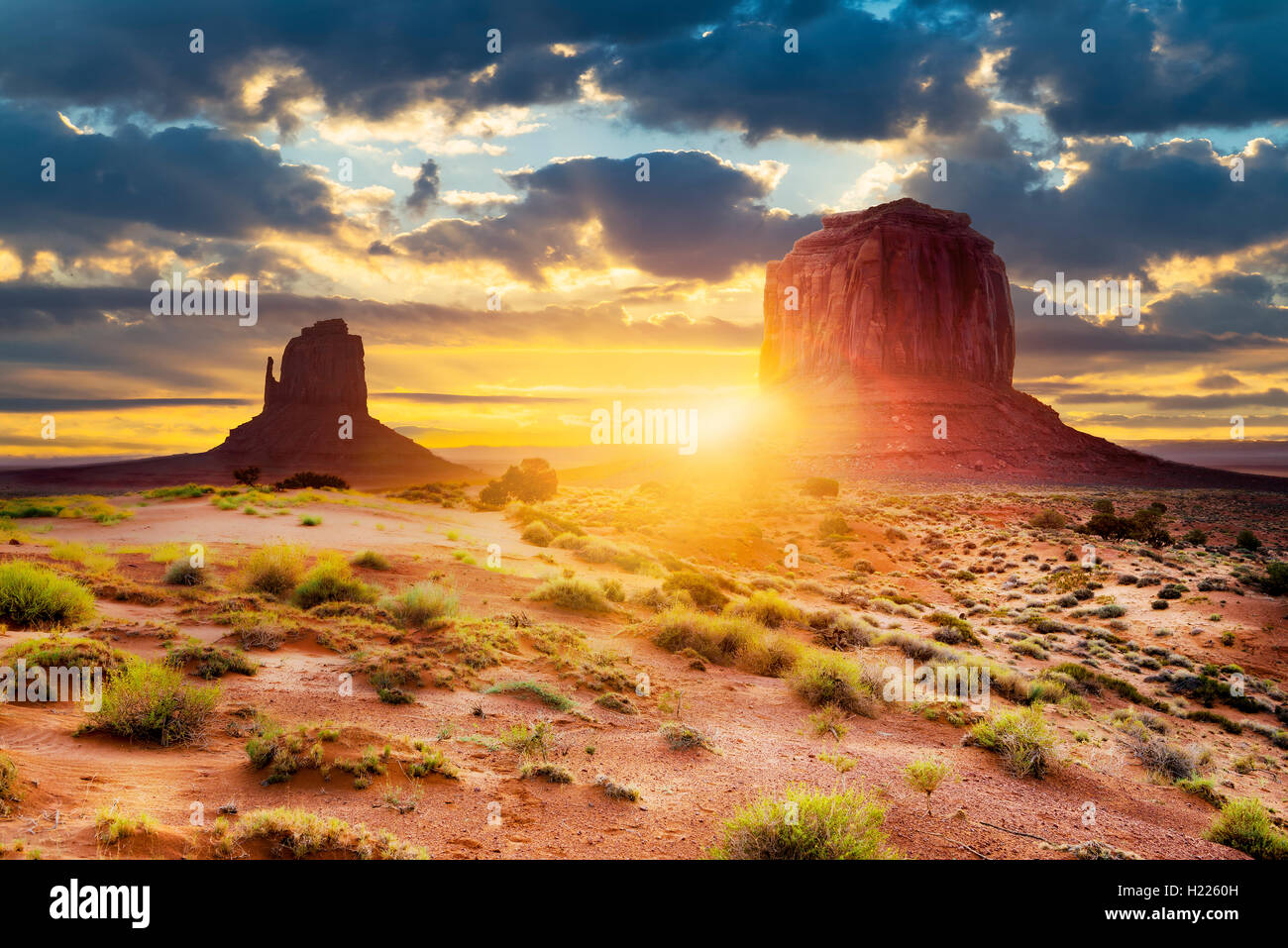 Monument Valley Stockfoto