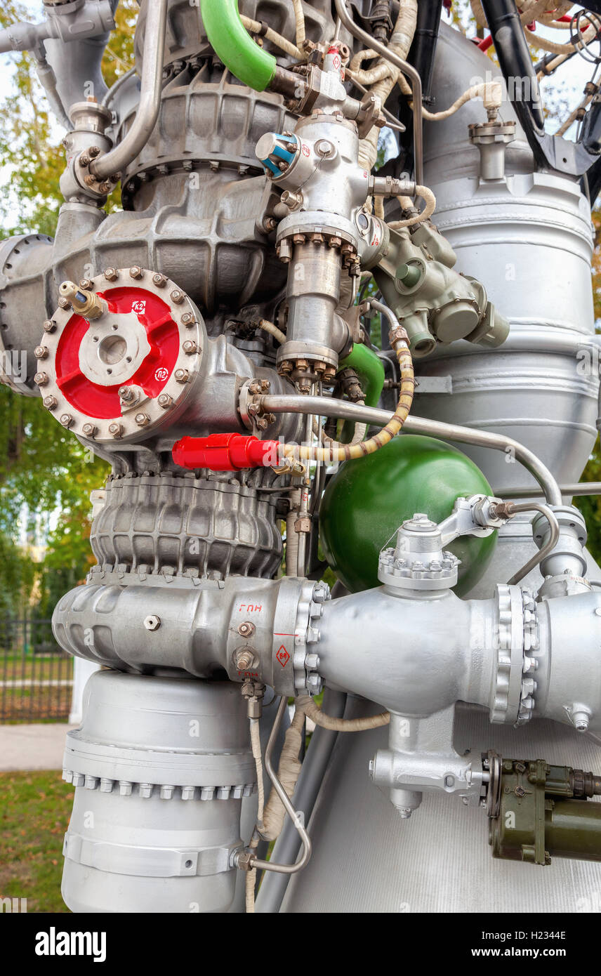Space rocket engine nk 33 corporation Fotos und Bildmaterial in hoher