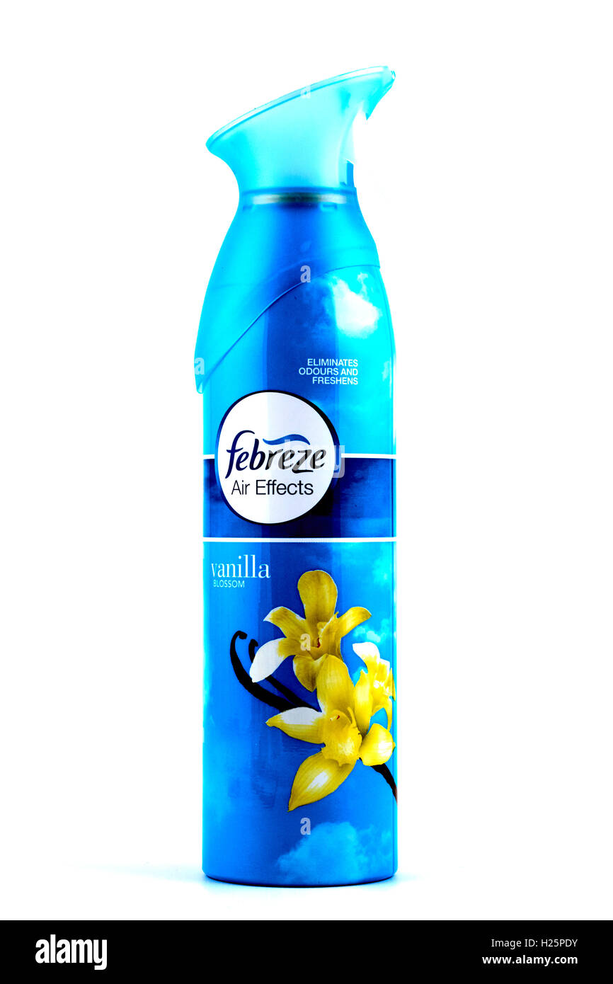 Spraydose Fabreze Lufterfrischer Stockfoto