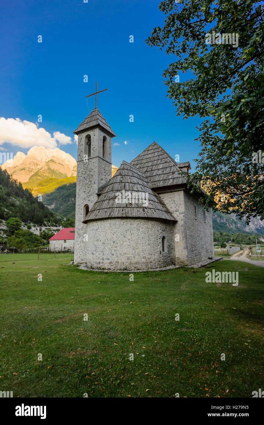 Albanische Alpen Stockfoto