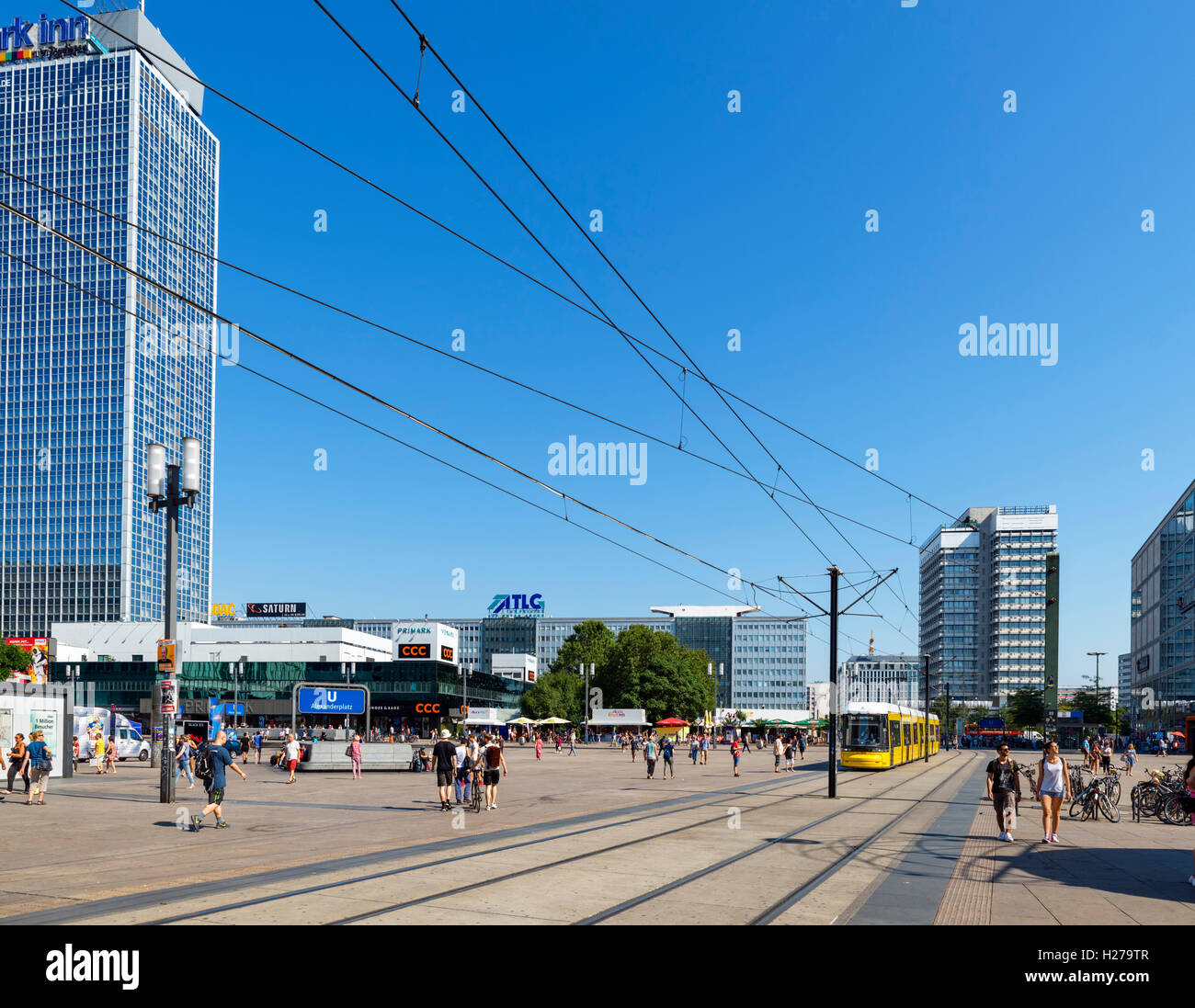 Alexanderplatz, Berlin, Deutschland Stockfoto