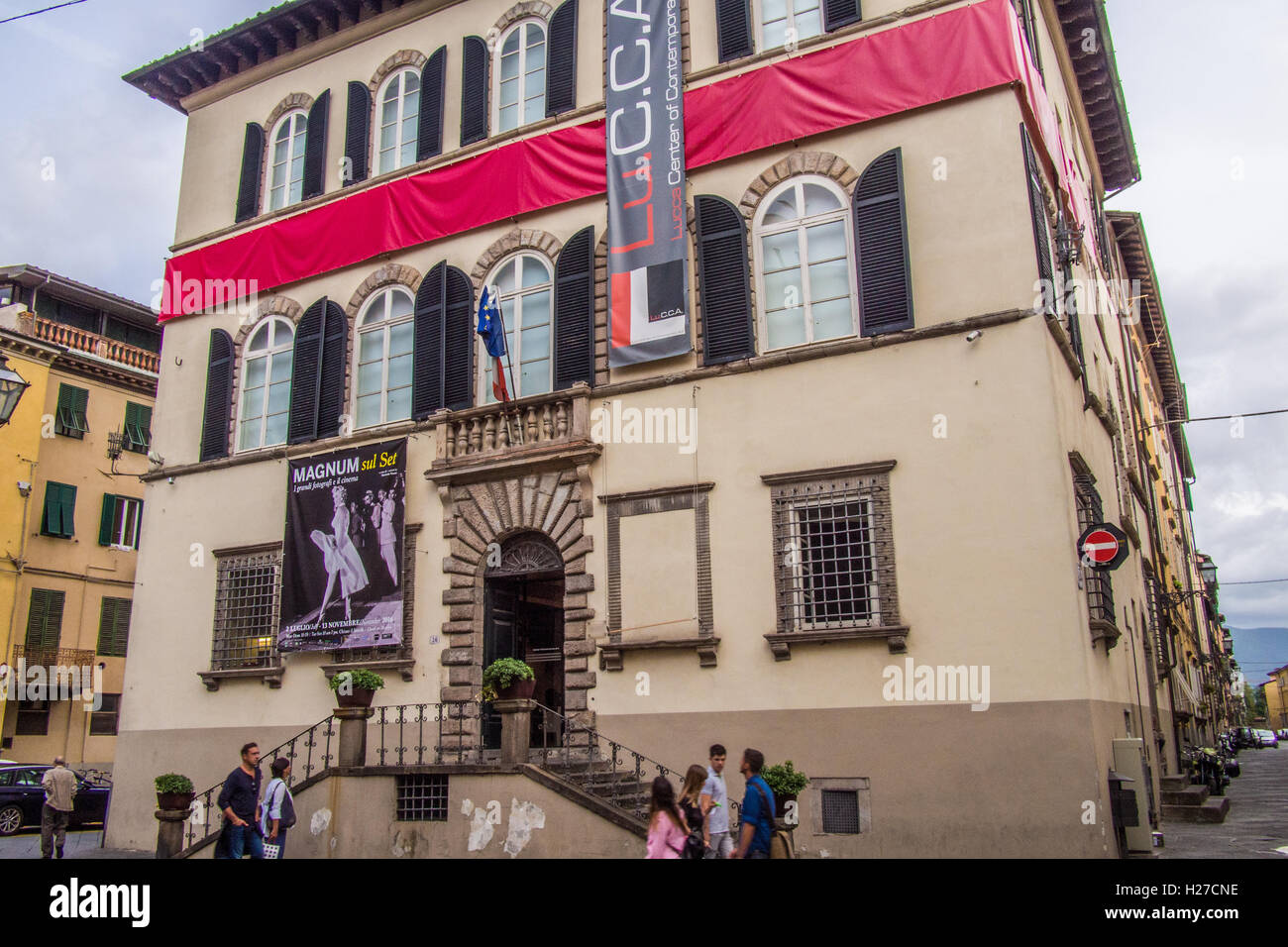 Zentrum für zeitgenössische Kunst, Lucca, Toskana, Italien Stockfoto