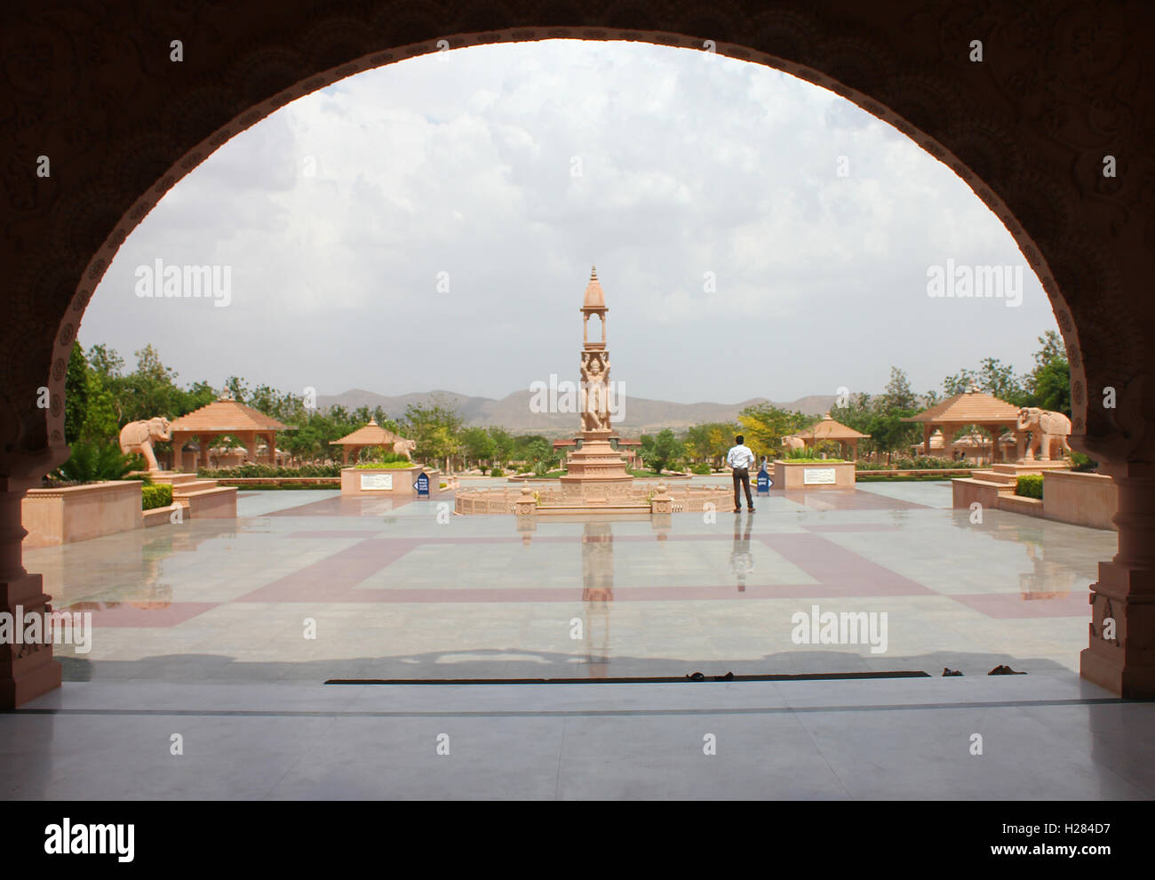 Ajmer Nareli Jain-Tempel Stockfoto