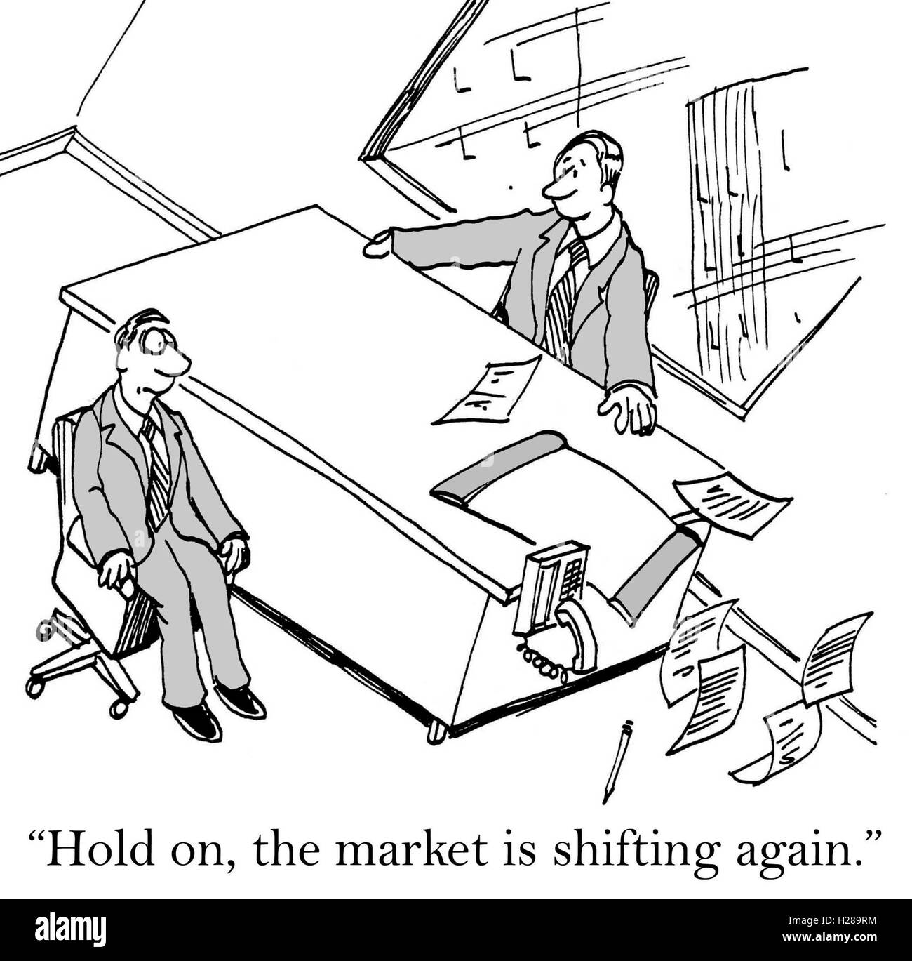 Börse-Shift Stockfoto