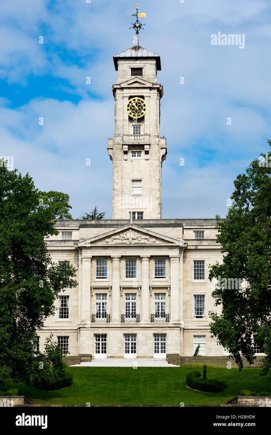 Die Trent Gebäude (Morley Horder 1928), Universität Nottingham, Nottingham, England, UK Stockfoto