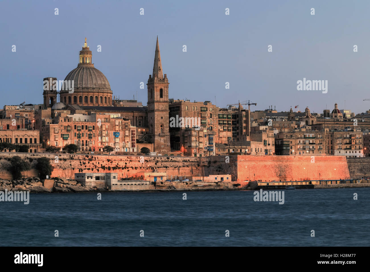 Valletta, Stadtbild, Malta Stockfoto