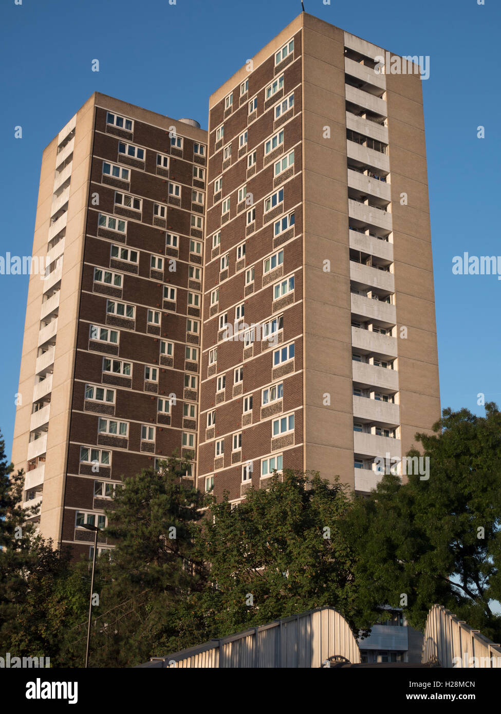 Redbridge Türme, high-Rise Wohnungen, Redbridge, Millbrook, Southampton, Hampshire, England, UK Stockfoto