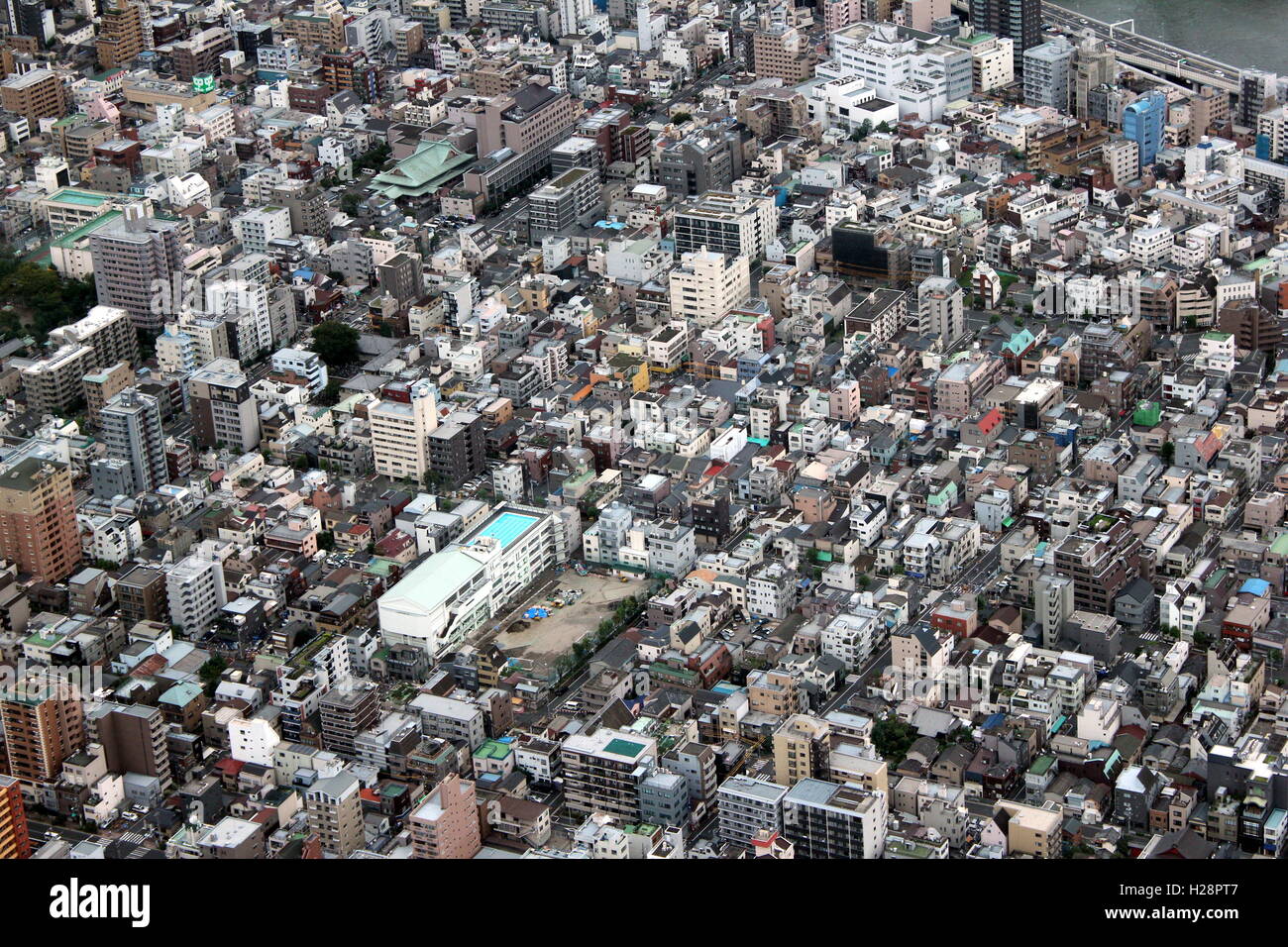 Luftaufnahme von Tokio, Japan Stockfoto