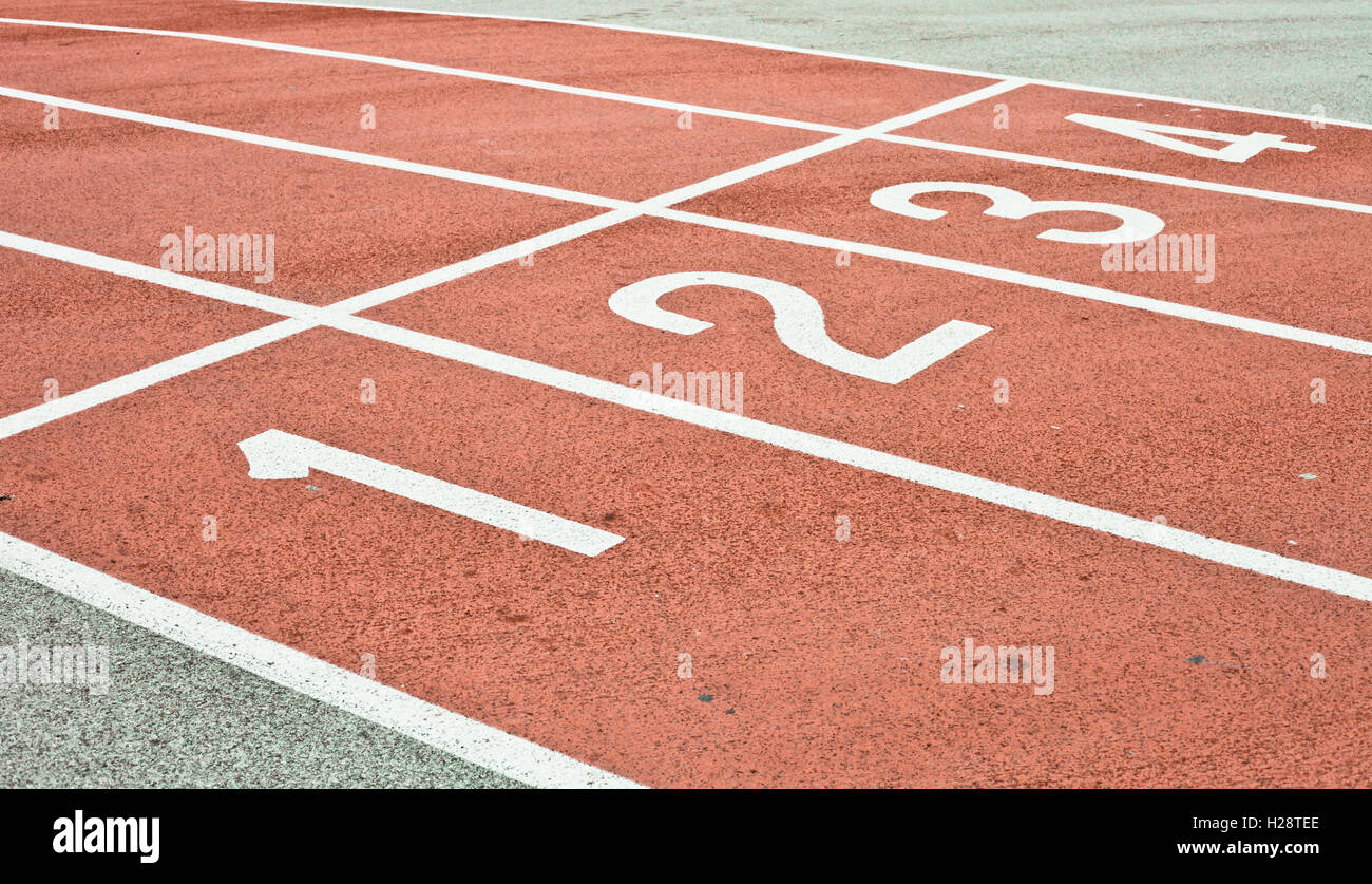 -Rennstrecke Stockfoto