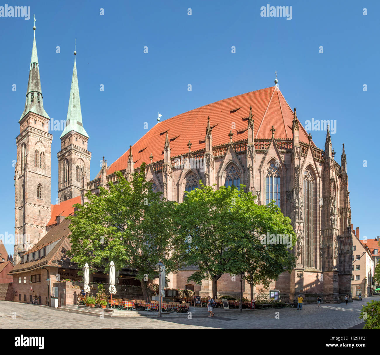St. Sebaldus-Kirche, Nürnberg, Bayern, Deutschland Stockfoto