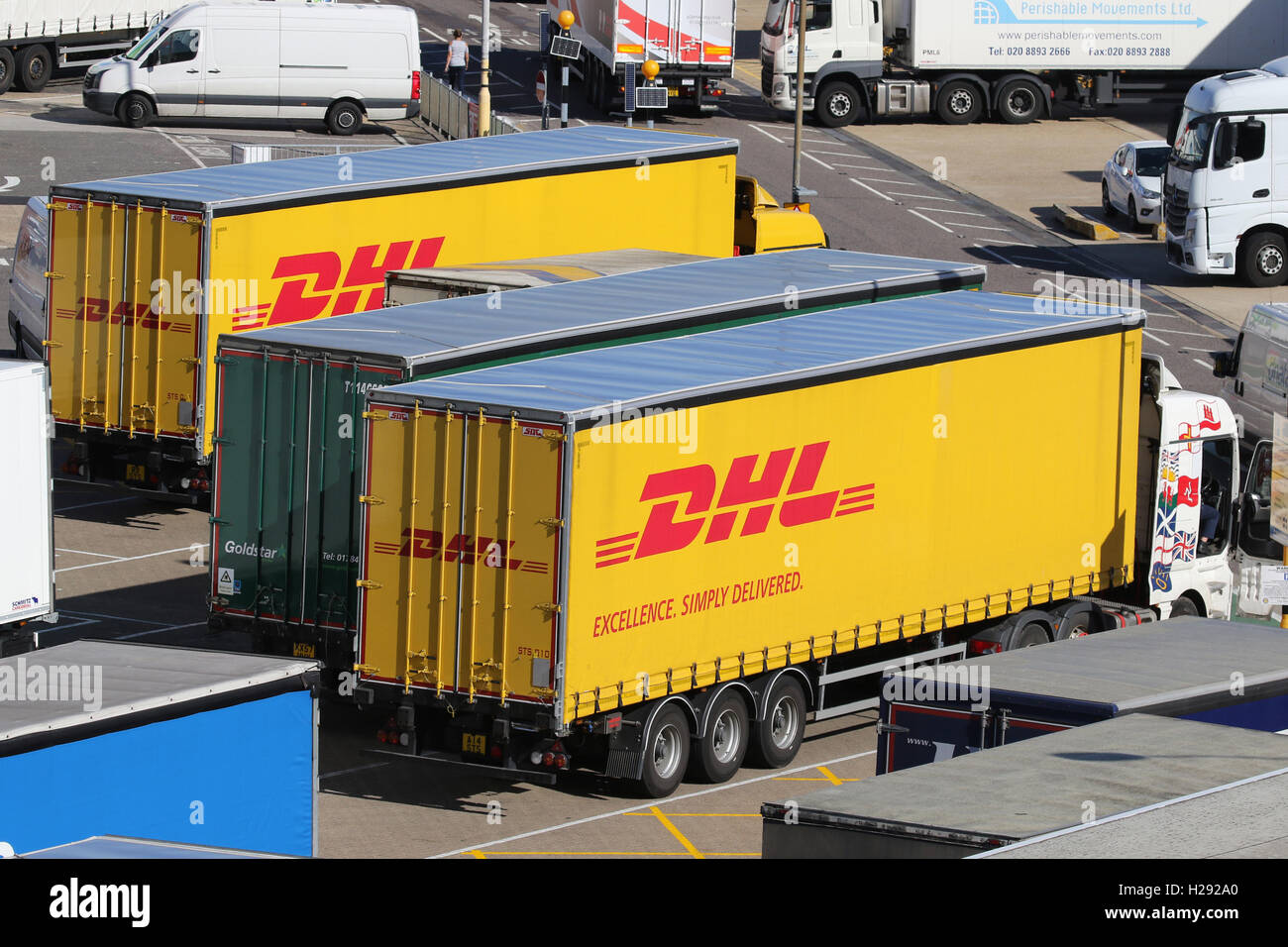 DHL Stockfoto