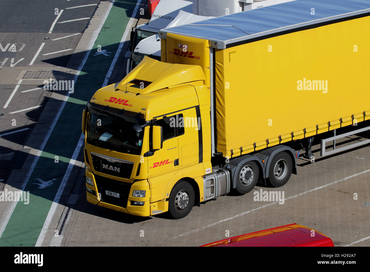 DHL Stockfoto