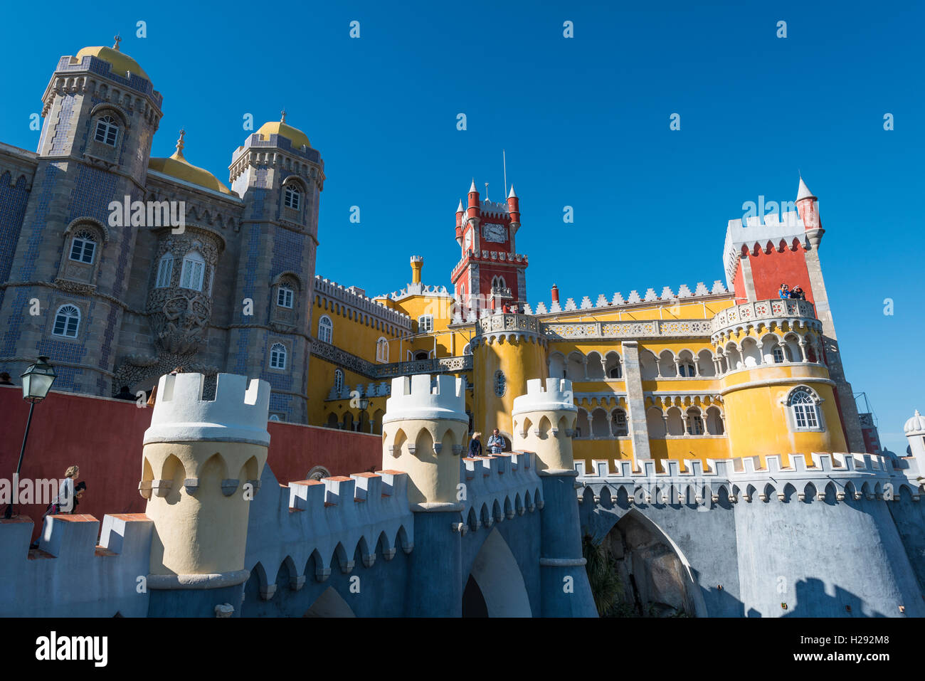 Palácio Nacional da Pena, Pena Nationalpalast von Sintra, Portugal Stockfoto