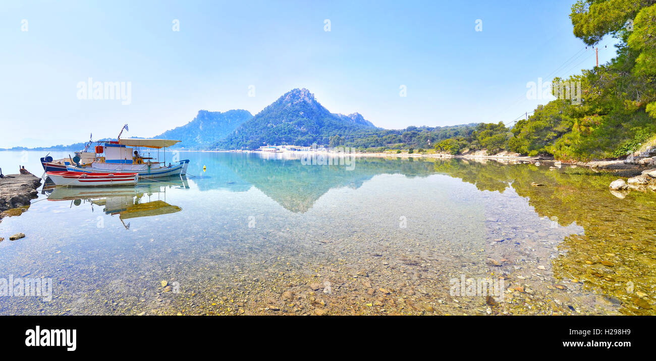 Heraion See - Vouliagmeni Loutraki, Griechenland Stockfoto