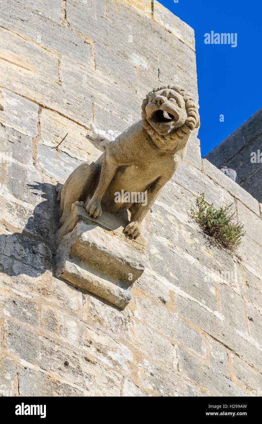 AIGUES MORTES, LOUIS IX, CAMARGUE, GARD FRANKREICH 30 Stockfoto