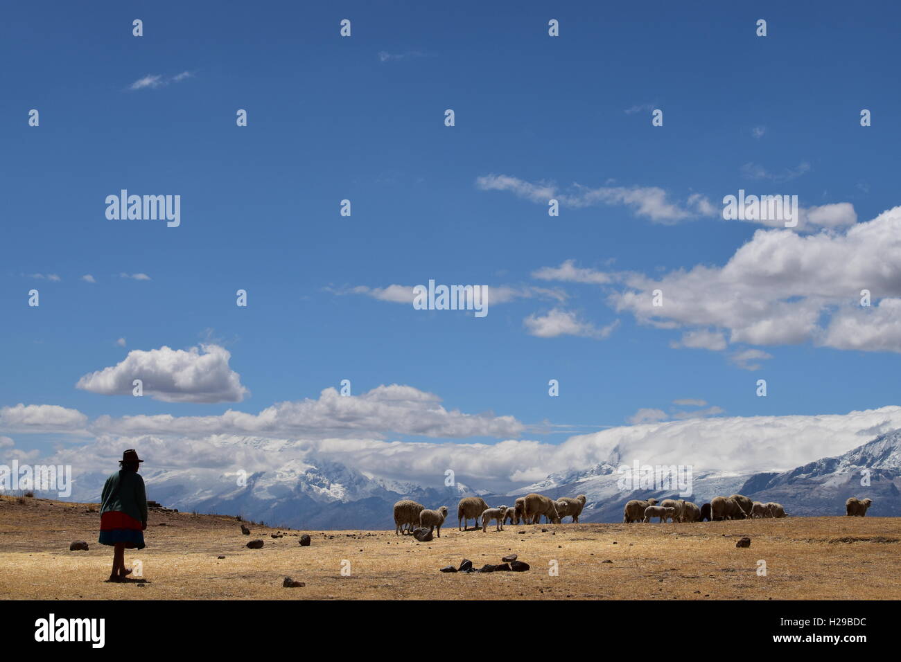 Cordillera Negra, Huaraz, Peru Stockfoto