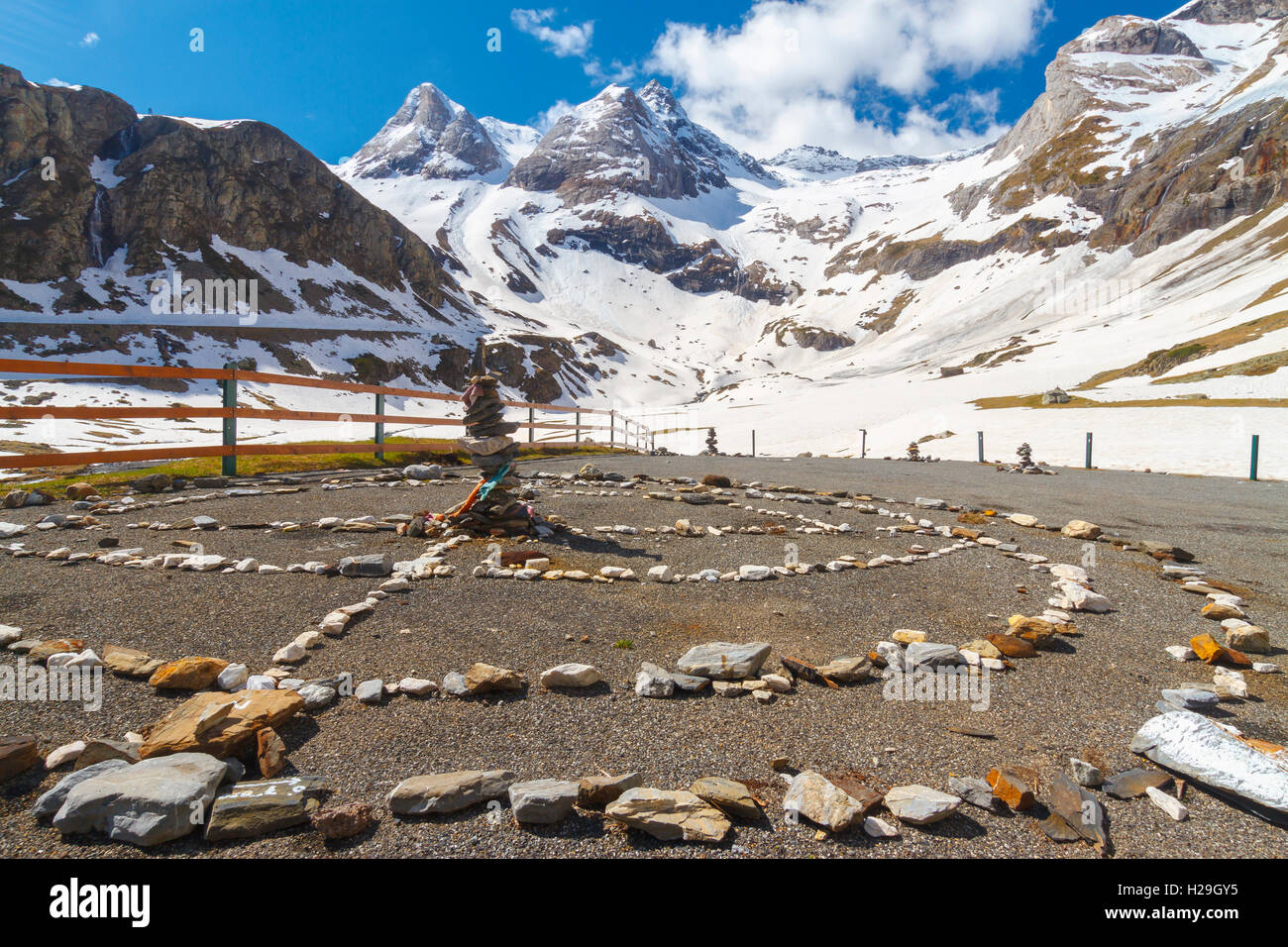 Maillet Plateau. Troumouse Gletscher Cirque.  Departement Hautes-Pyrénées, Midi-Pyrenäen, Frankreich, Europa. Stockfoto