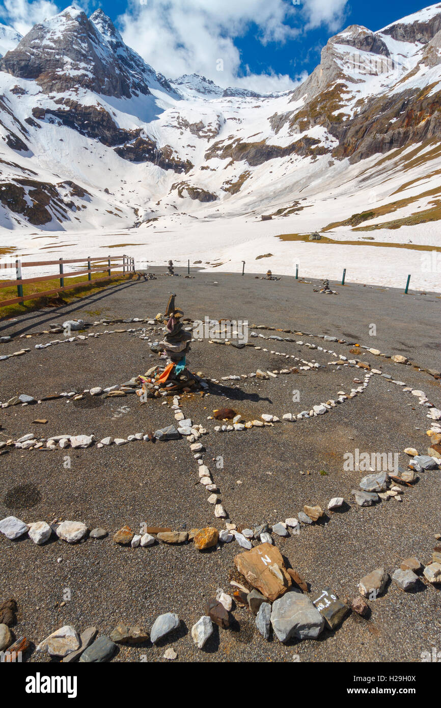 Maillet Plateau. Troumouse Gletscher Cirque.  Departement Hautes-Pyrénées, Midi-Pyrenäen, Frankreich, Europa. Stockfoto