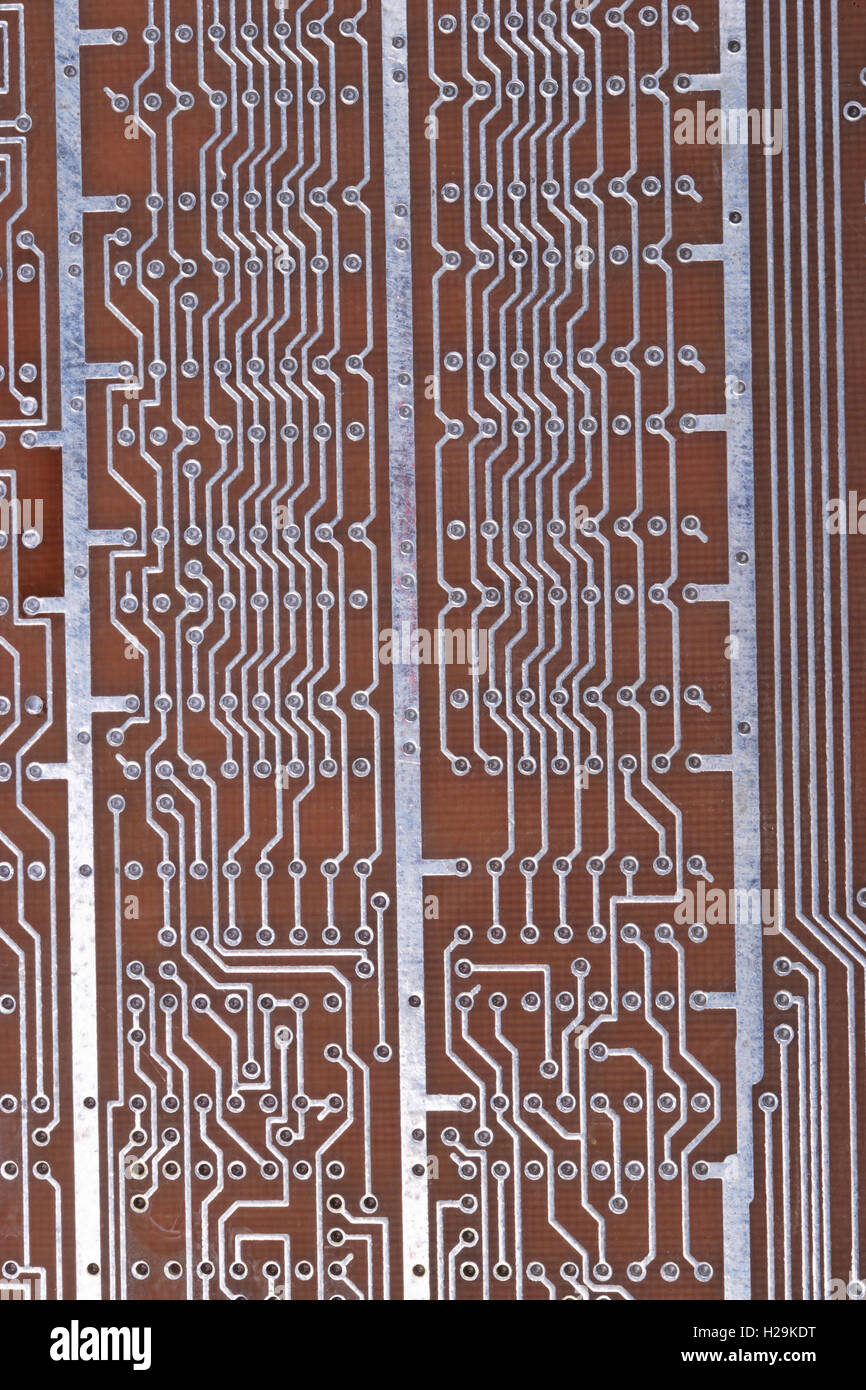 Printed Circuit Board am Tag Stockfoto