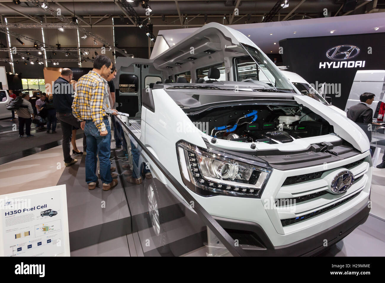 Neue Hyundai H350 Fuel Cell Concept car Stockfoto