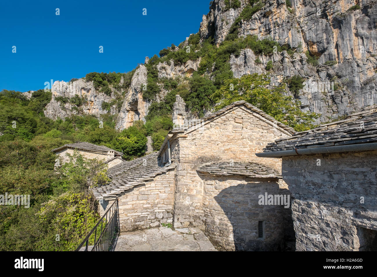 Kloster von Agia Paraskevi. Monodendri, Griechenland Stockfoto