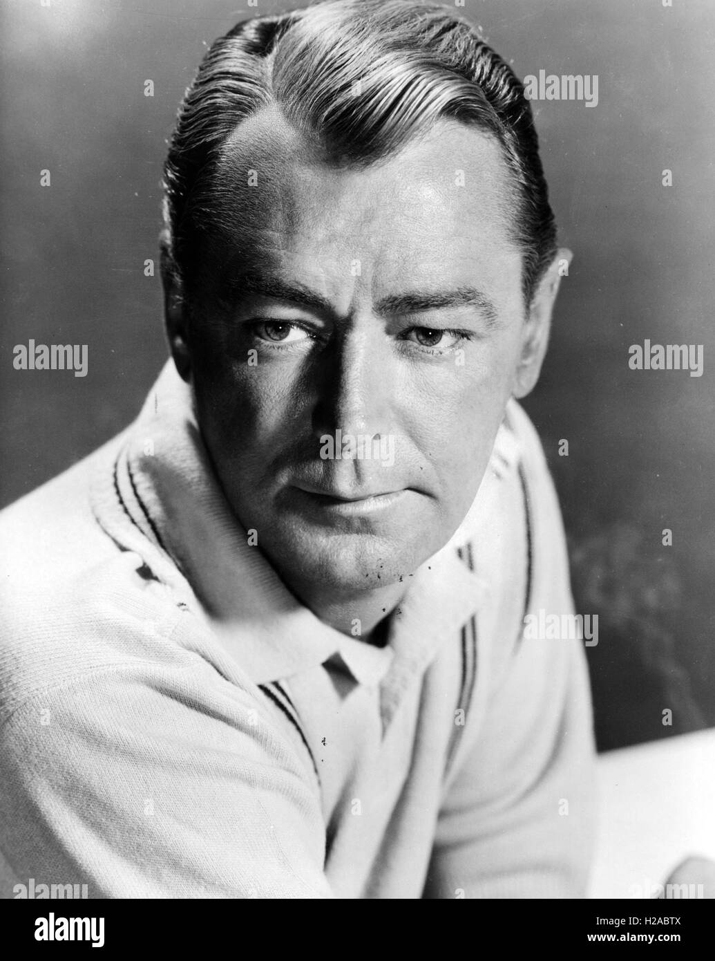 ALAN LADD (1913-1964) US-Schauspieler im Jahr 1958 Stockfoto