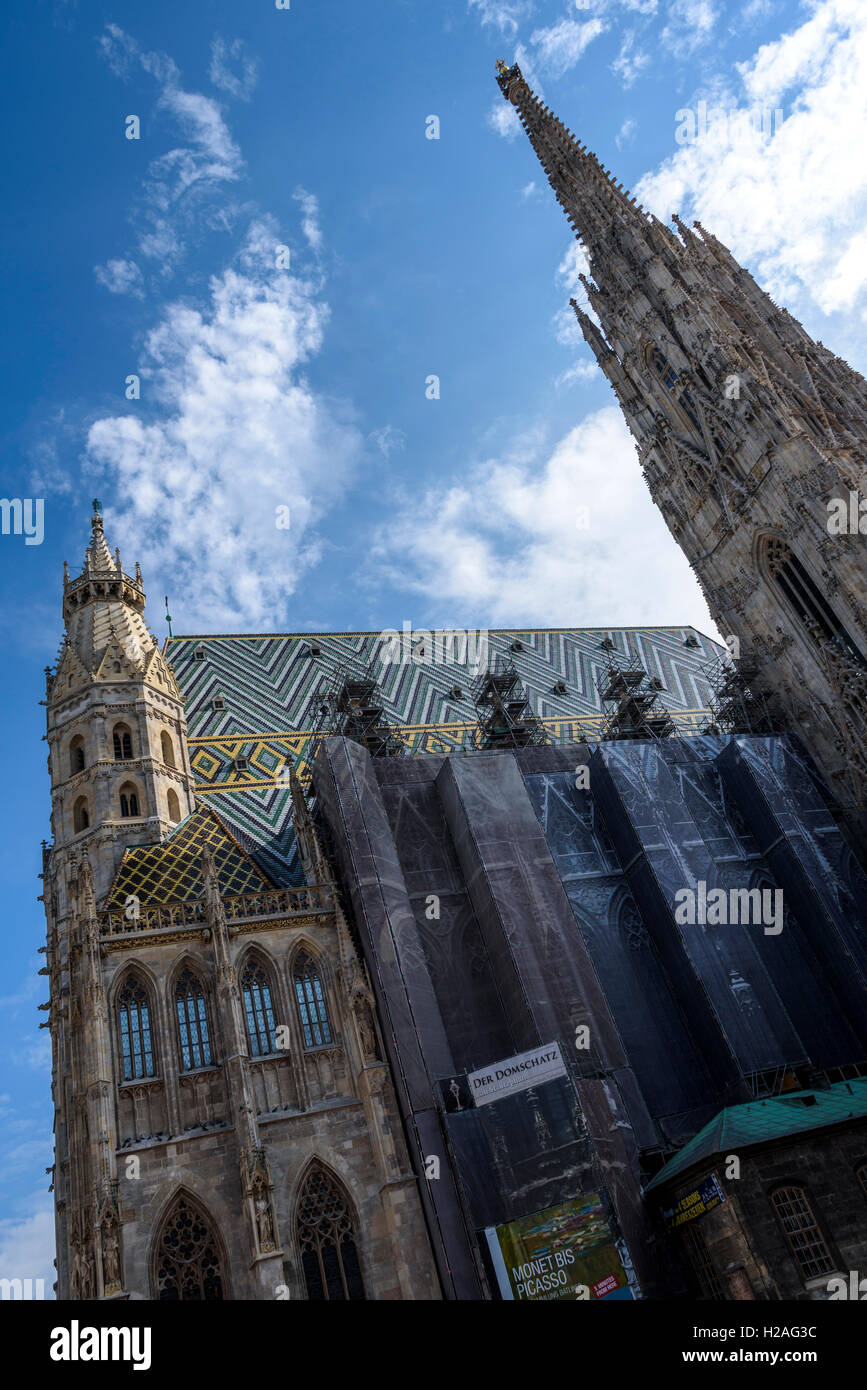 Stephansdom Wien. katholischen Architektur Gebäude der Kirche. Stockfoto