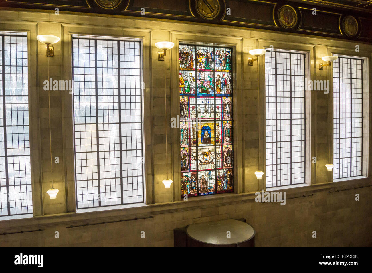 Manchester Central Library Interieur von E. Vincent Harris, 1930-1934, Manchester, England Stockfoto