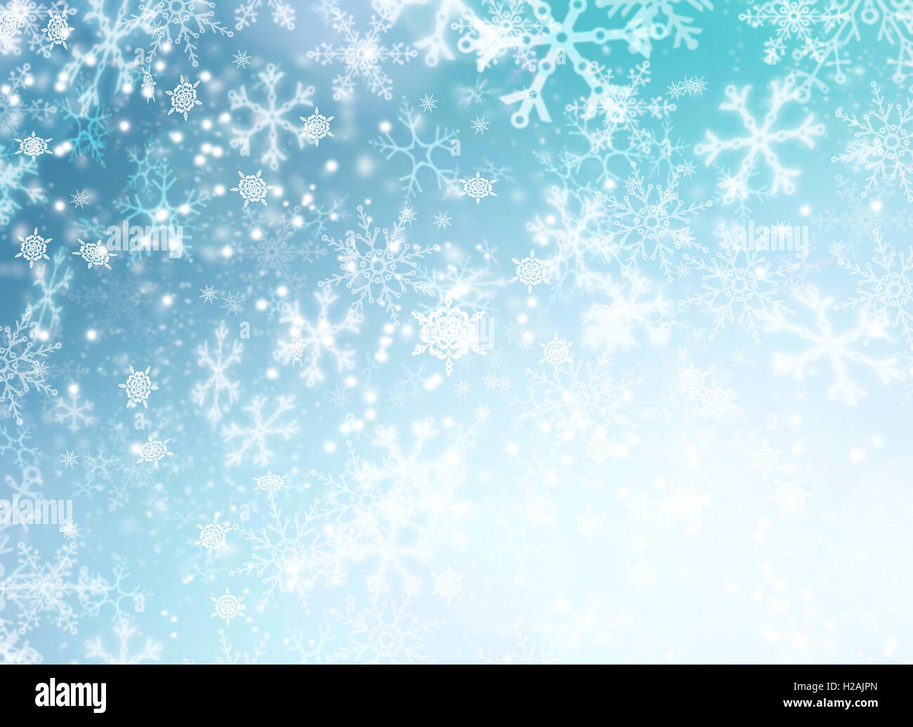 Winterurlaub Schnee Hintergrund. Abstrakten Hintergrund Weihnachten Stockfoto