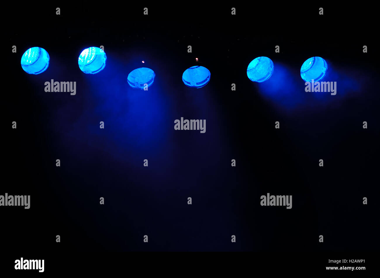 Licht und Rauch Stockfoto