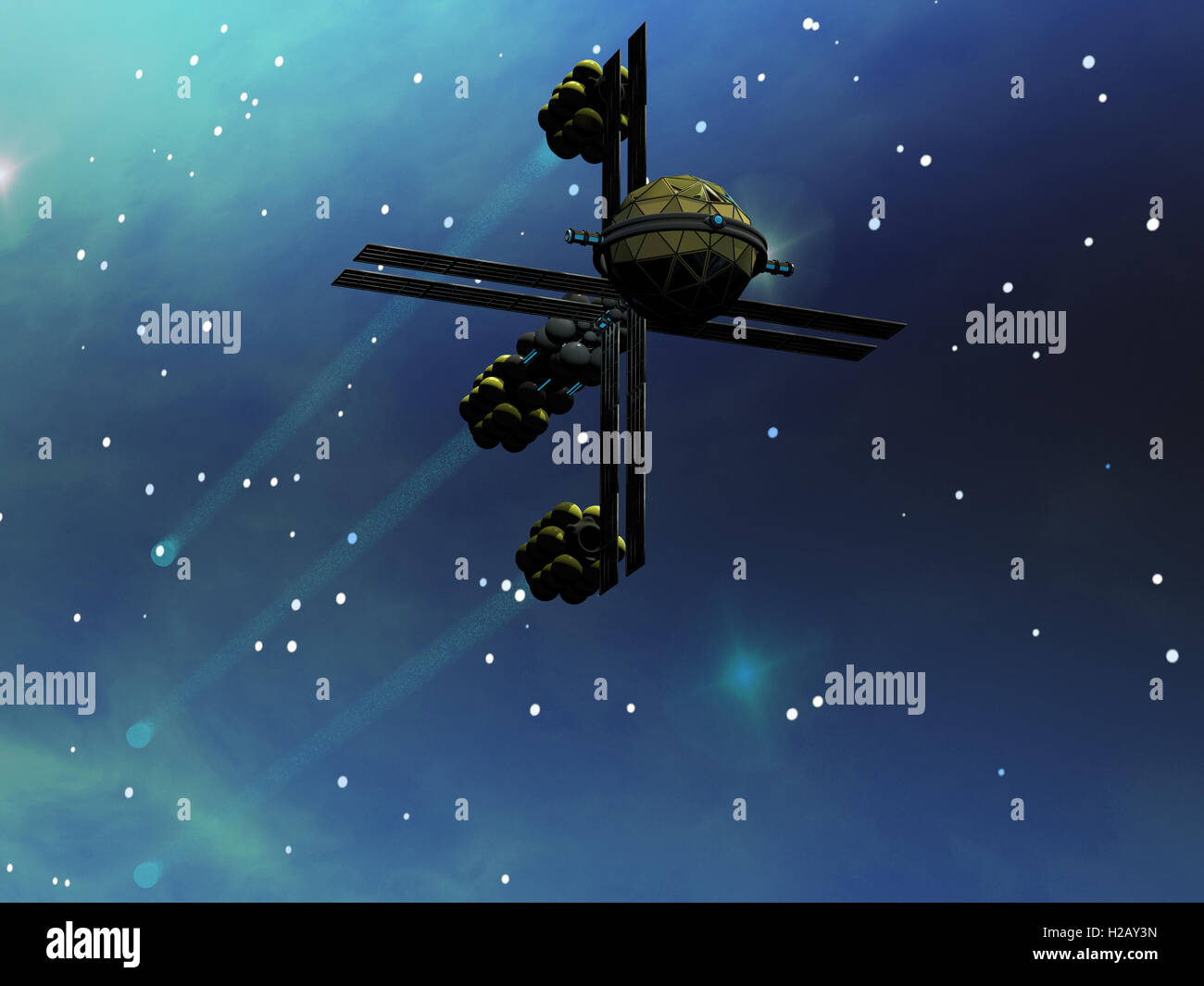 Ionen-Starcraft Stockfoto