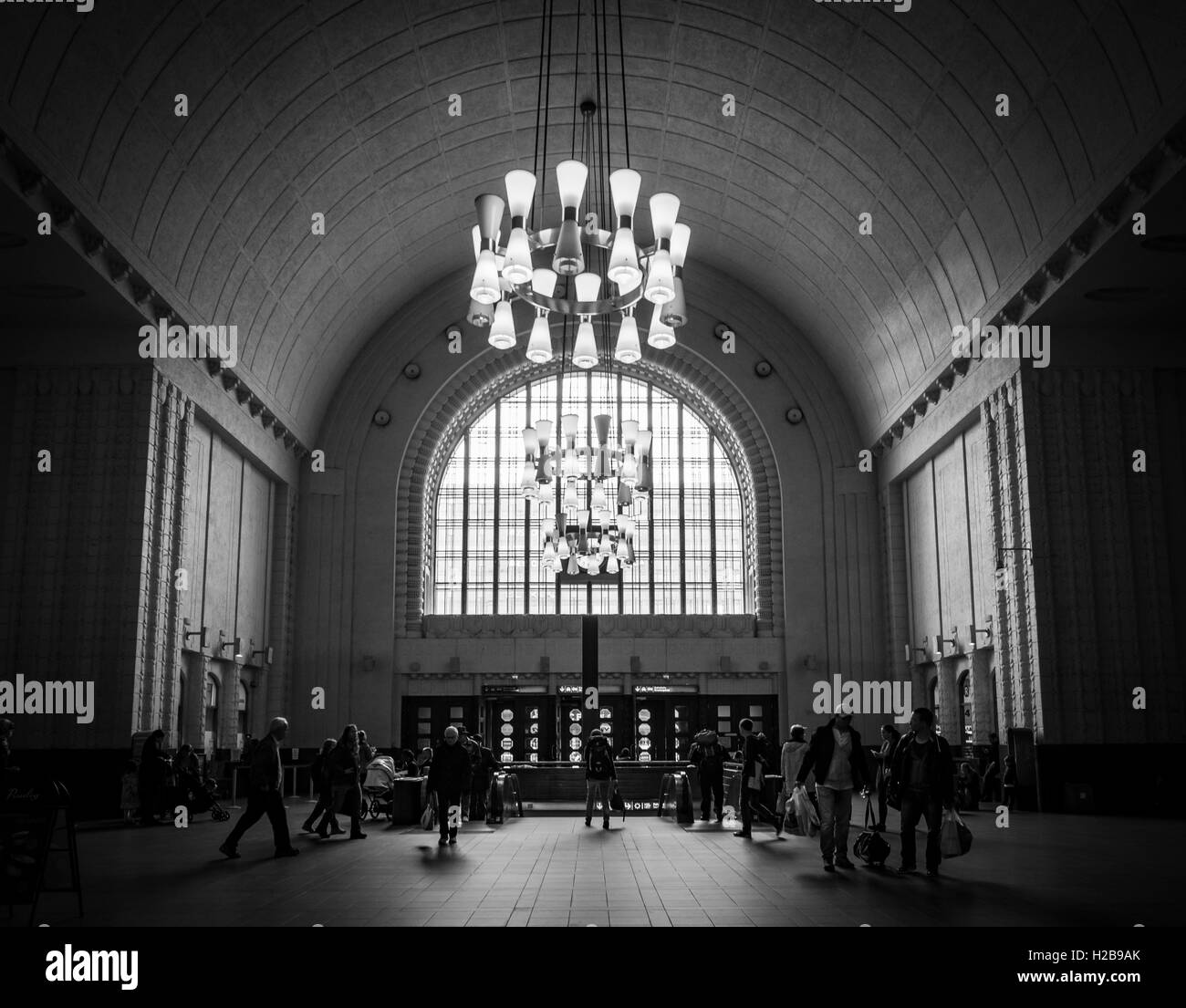 Hauptbahnhof von Helsinki Stockfoto