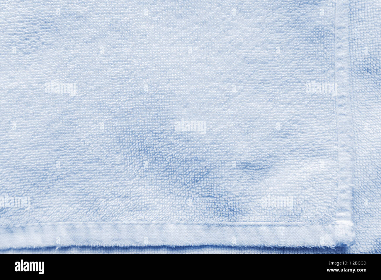 Leichte blaue Bad Handtuch Textur als Hintergrund Stockfoto