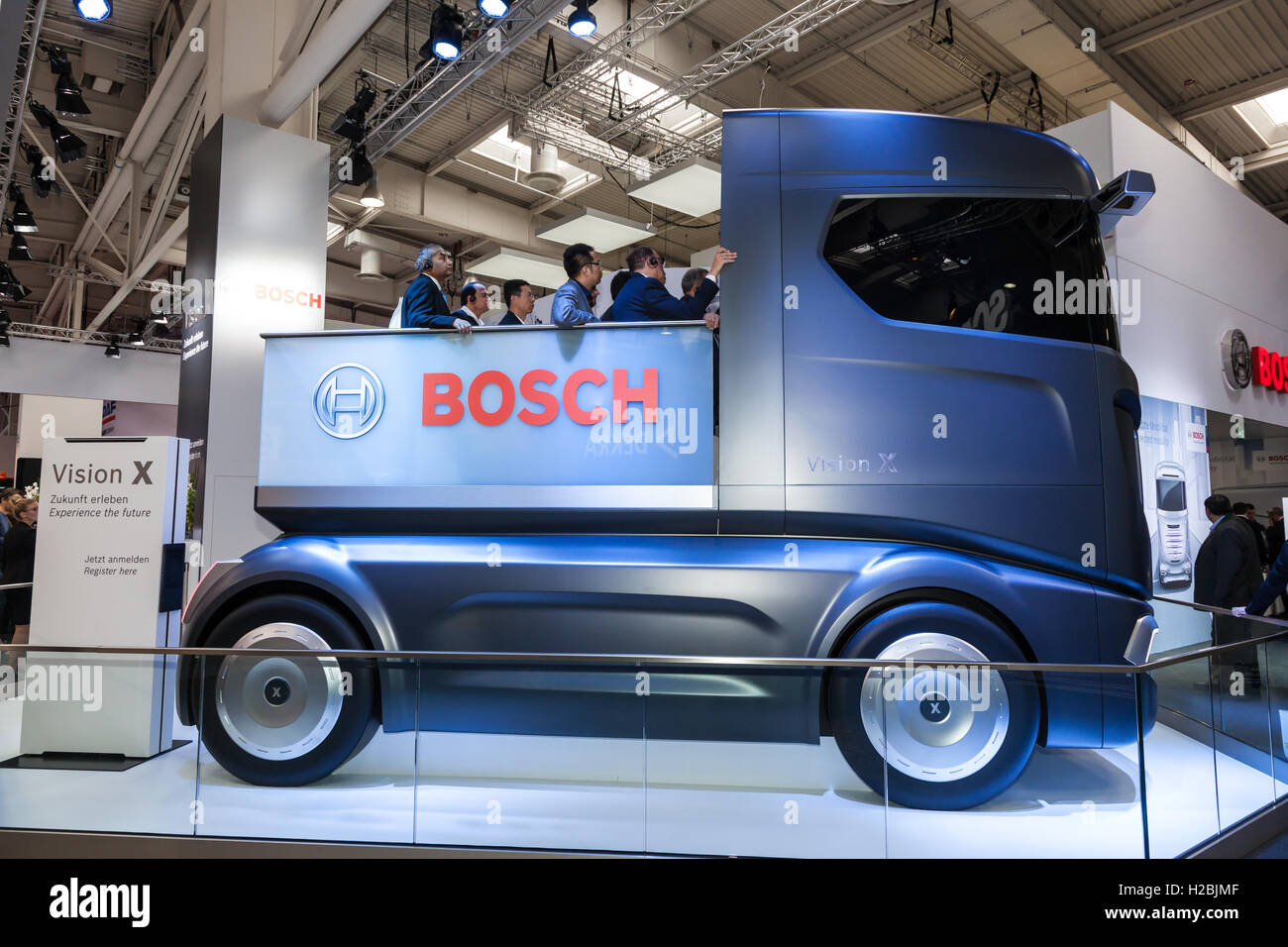 Bosch VisionX futuristisches Konzept LKW auf der IAA-2016 Stockfoto