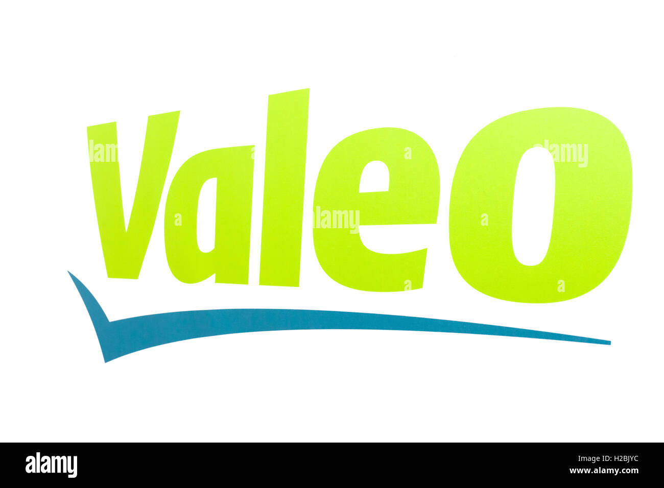 Logo des französischen Automobilzulieferer Valeo Stockfoto