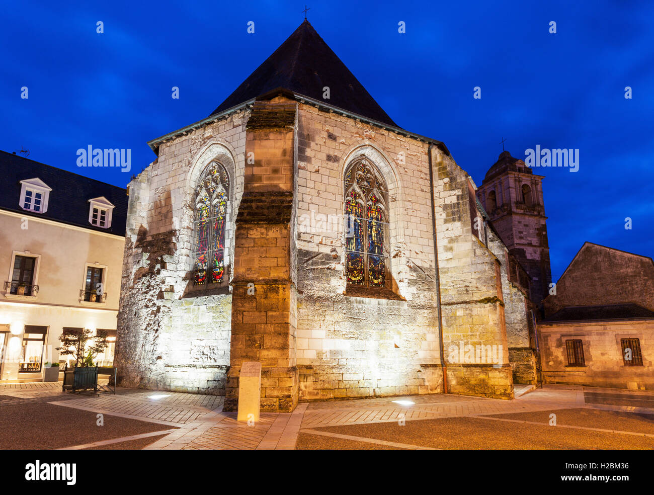 Kirche St. Florentin in Amboise. Amboise, Pays De La Loire, Frankreich Stockfoto