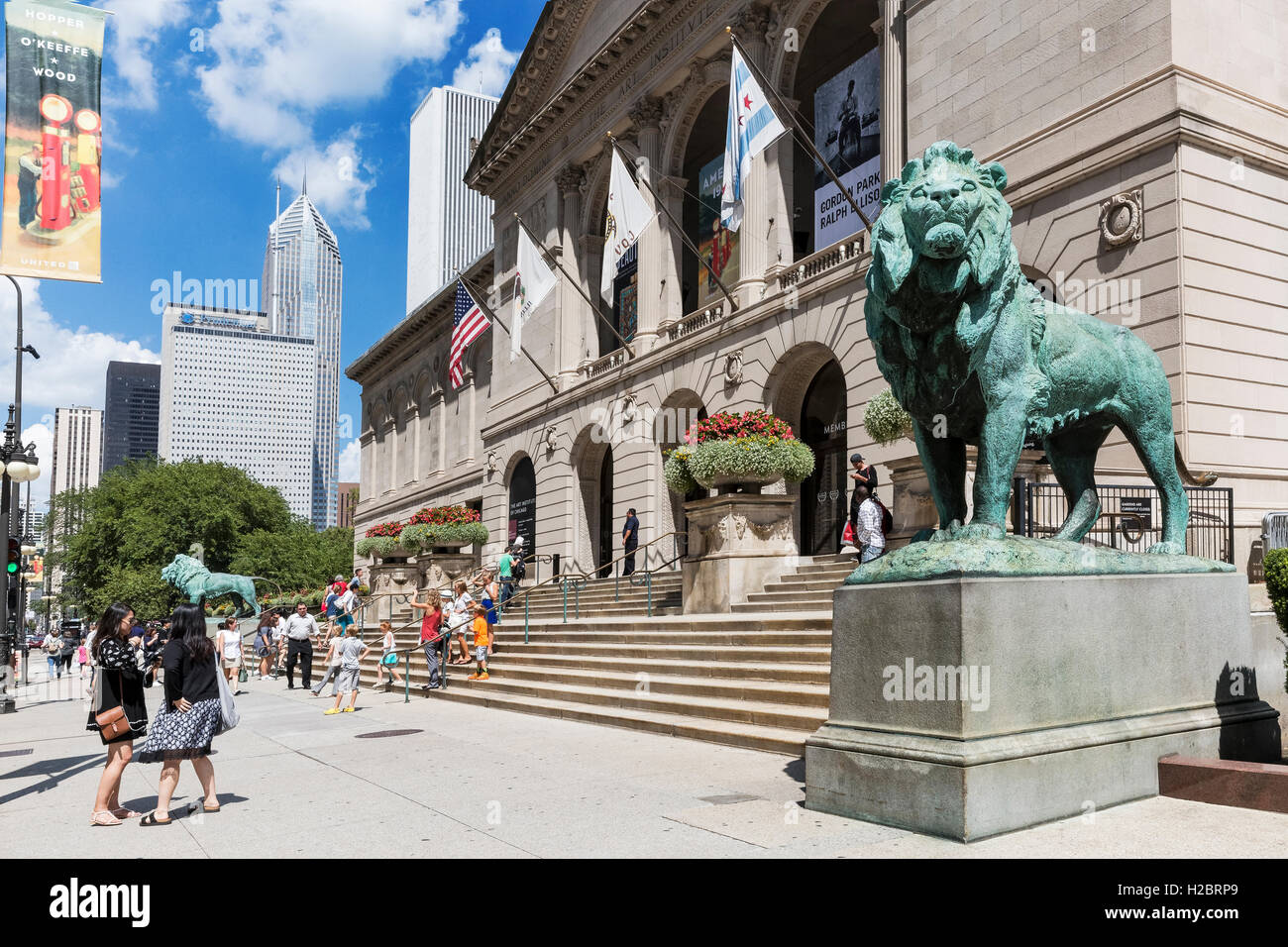 Art Institute of Chicago, Illinois Stockfoto