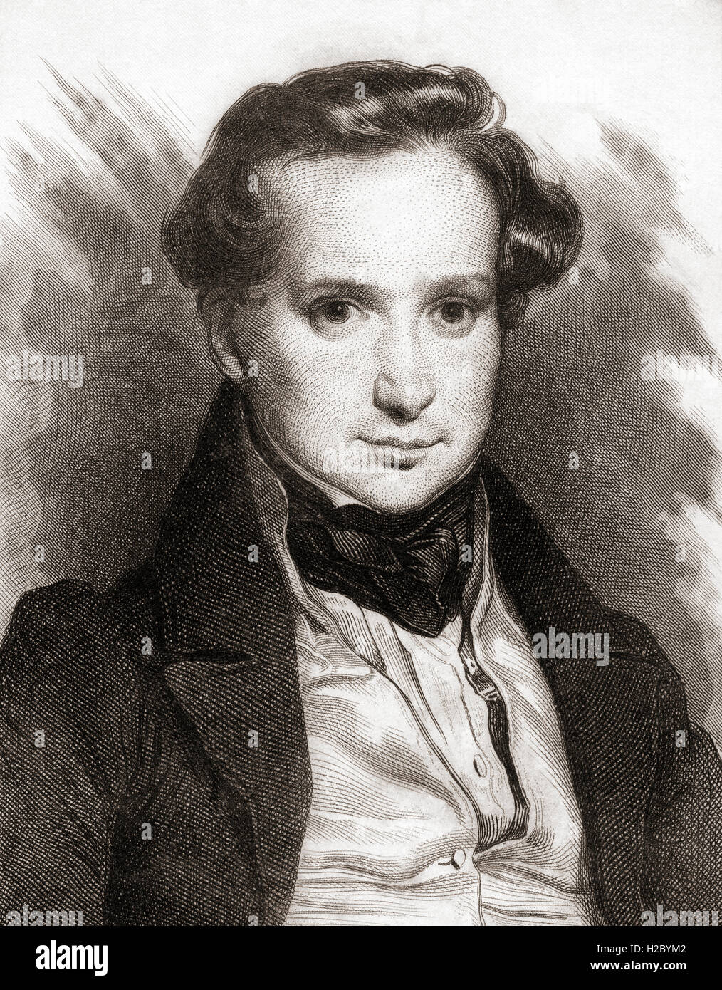 Victor Marie Hugo, 1802-1885.  Französischer Dichter, Schriftsteller und Dramatiker der romantischen Bewegung. Stockfoto