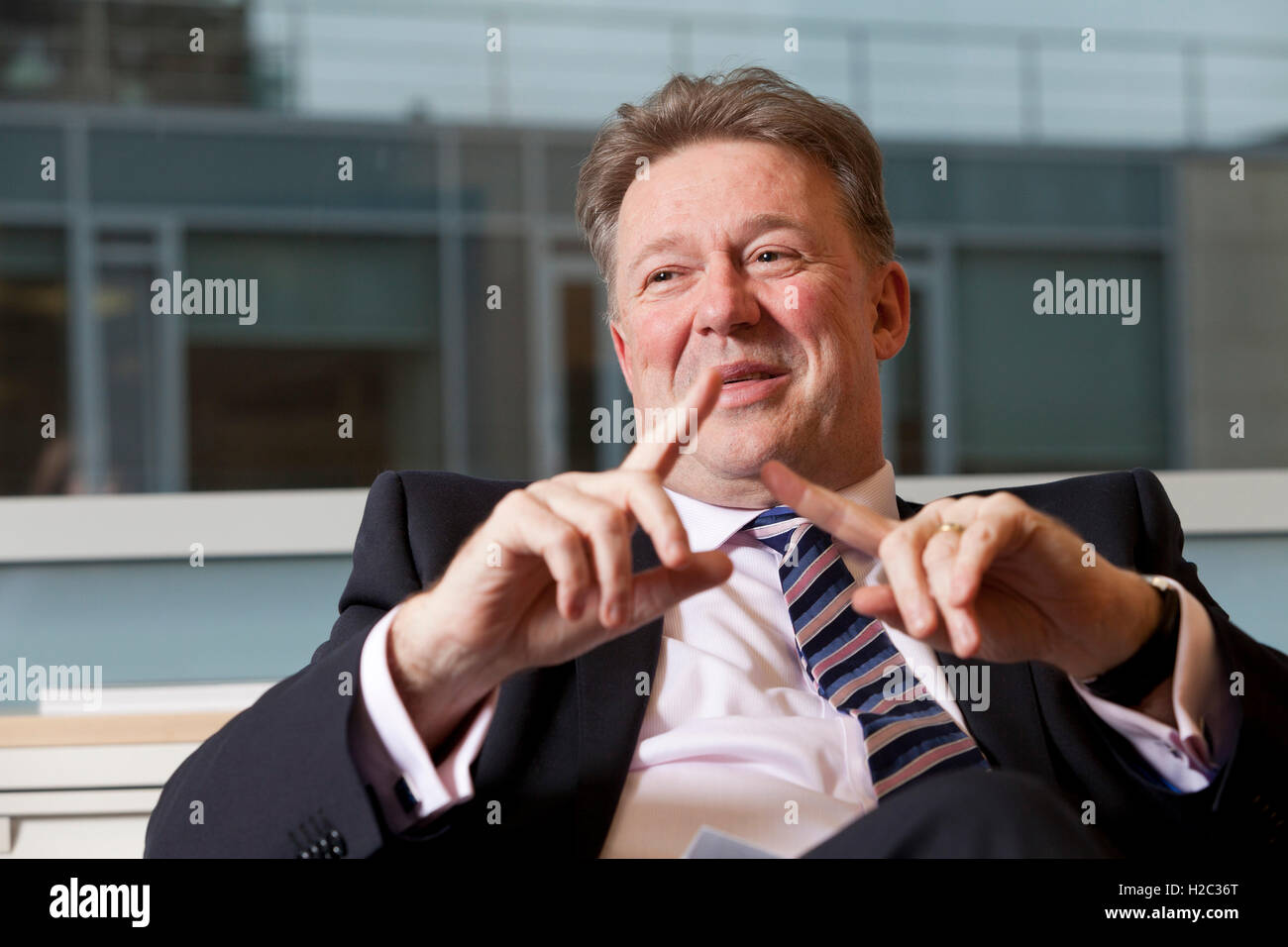 Andrew Kerr, Chief Executive, der Stadt des Edinburgh Rates. Edinburgh, Feb 2016 Stockfoto