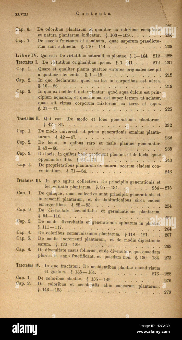 Dieses Werk von Albert dem Großen bietet eine detaillierte Studie über Pflanzen, wobei der Schwerpunkt auf ihrer Klassifizierung, Verwendung und Eigenschaften liegt, was zur mittelalterlichen Botanik und zum Kräuterwissen beiträgt. Stockfoto