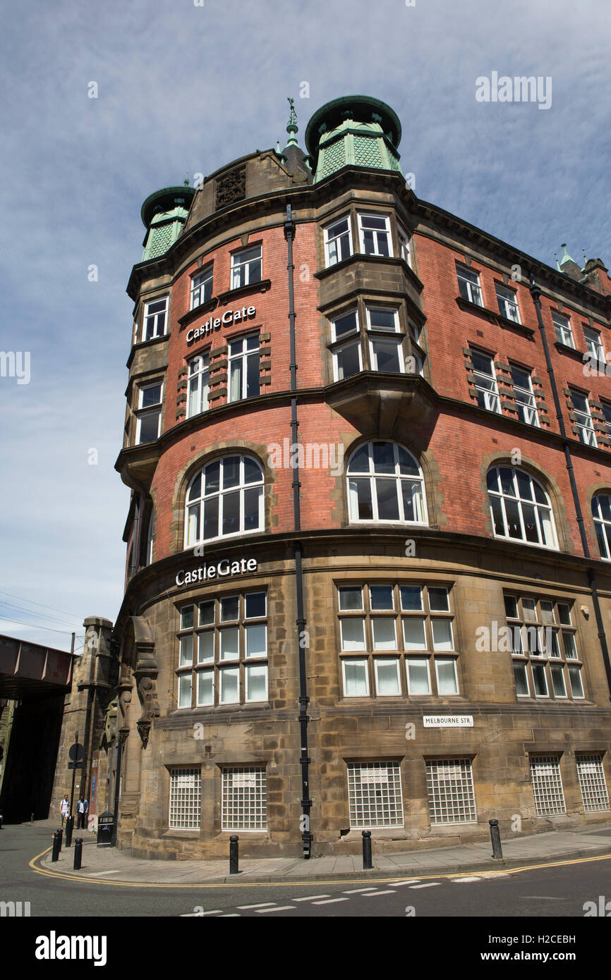 CastleGate, eine Konferenz, Hochzeiten und Veranstaltungen Veranstaltungsort in Newcastle-upon-Tyne, England. Das Denkmalgeschützte Gebäude ist auf der Website Stockfoto