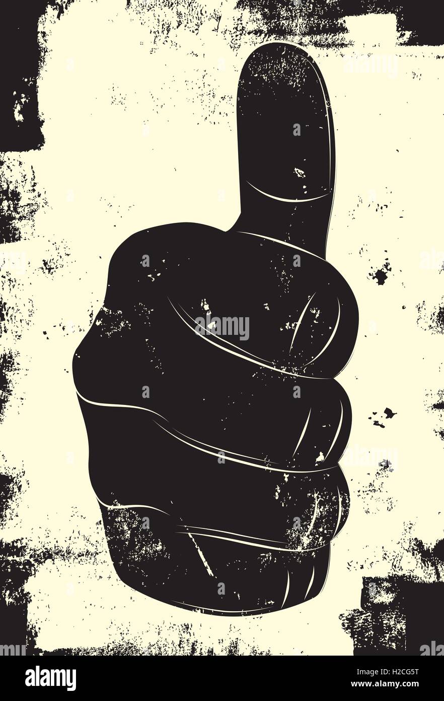 Daumen hoch Handzeichen Stock-Vektorgrafik - Alamy