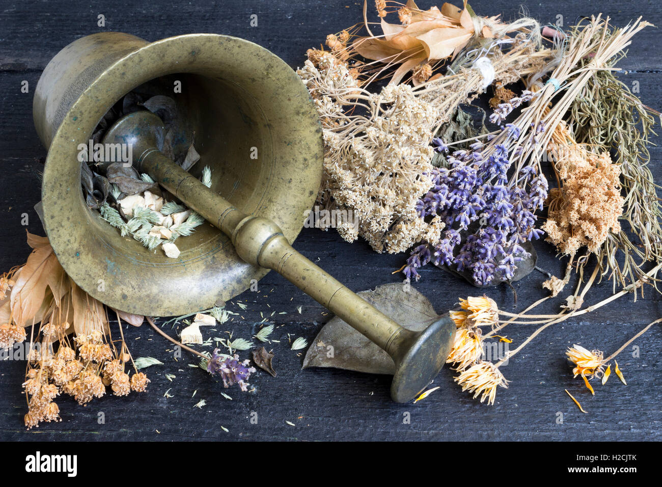Natur-Medizin. Alternative Medizin Stockfoto