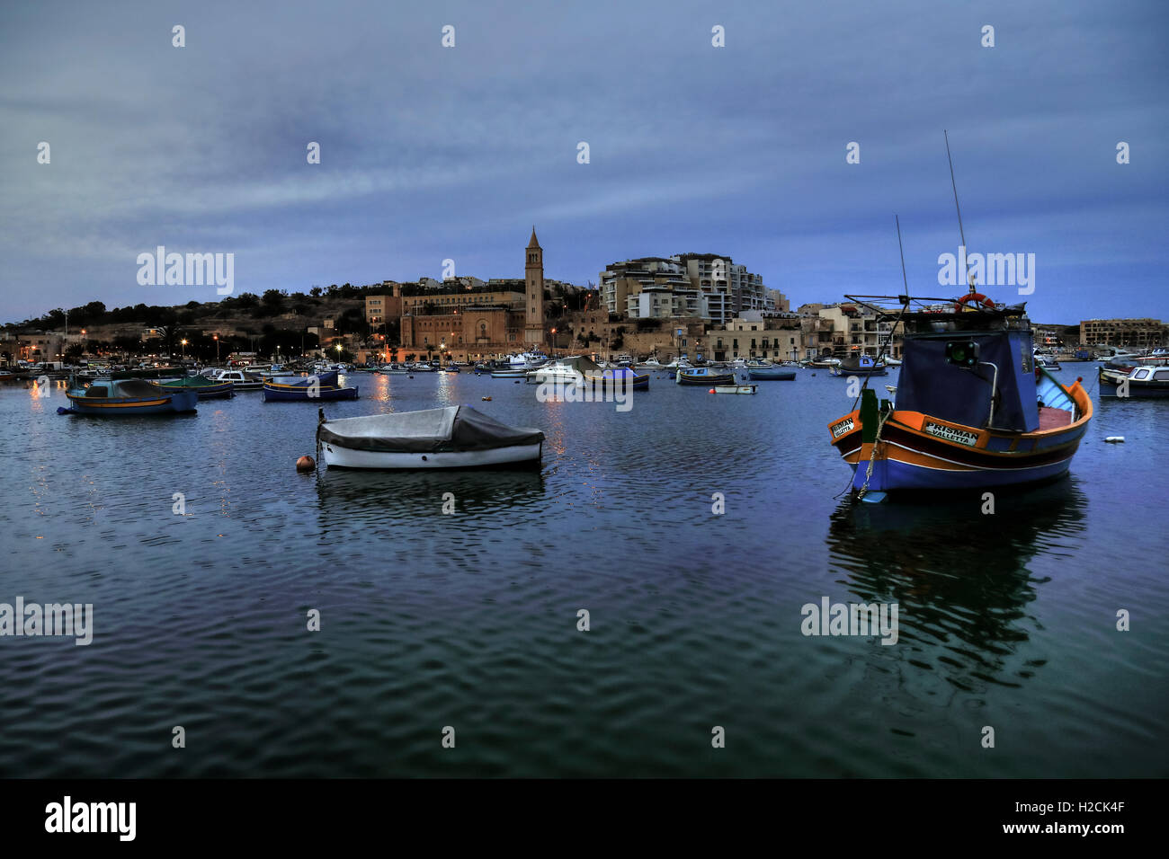 Marsaskala, Valletta, Malta Stockfoto
