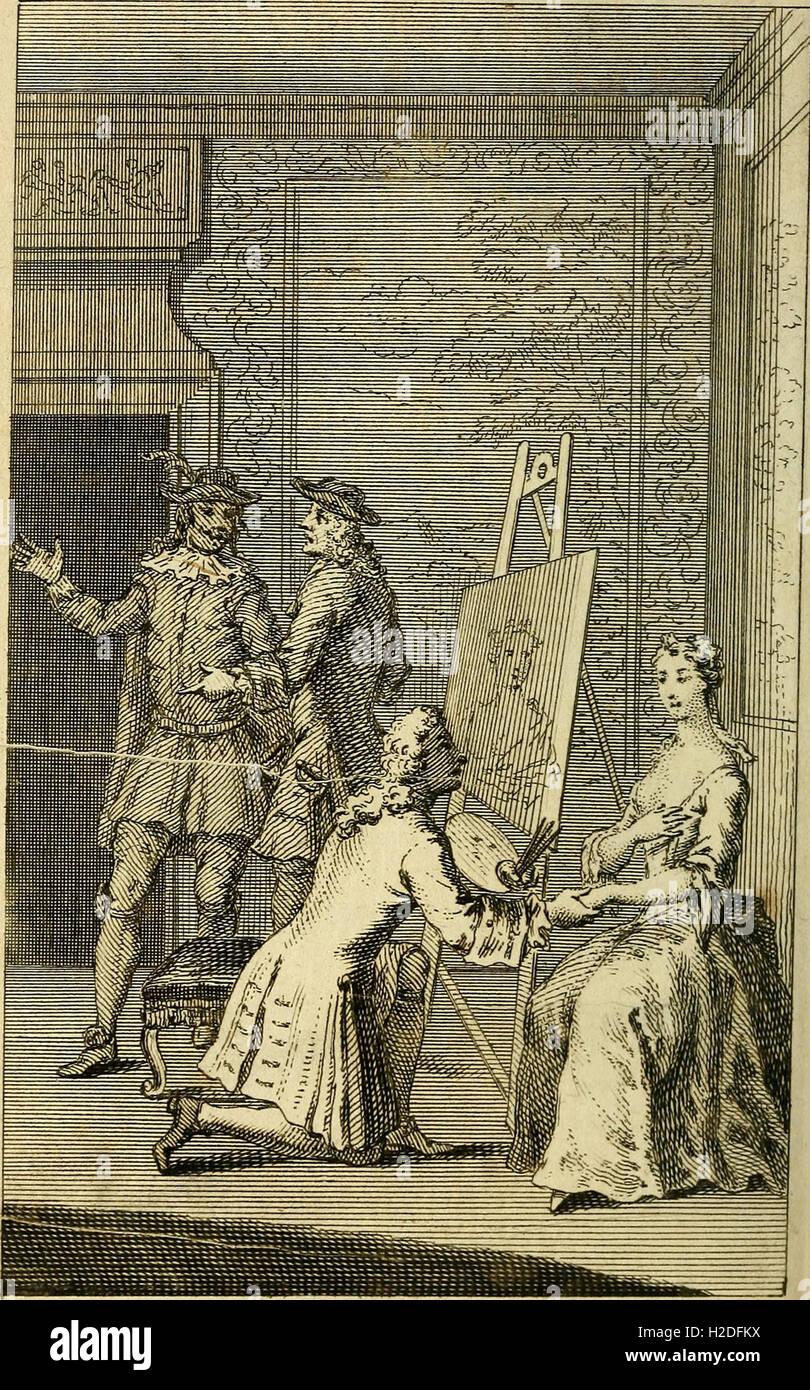 Die Werke von Moliere, Französisch und Englisch. -in zehn Bänden (1755) (1 Stockfoto