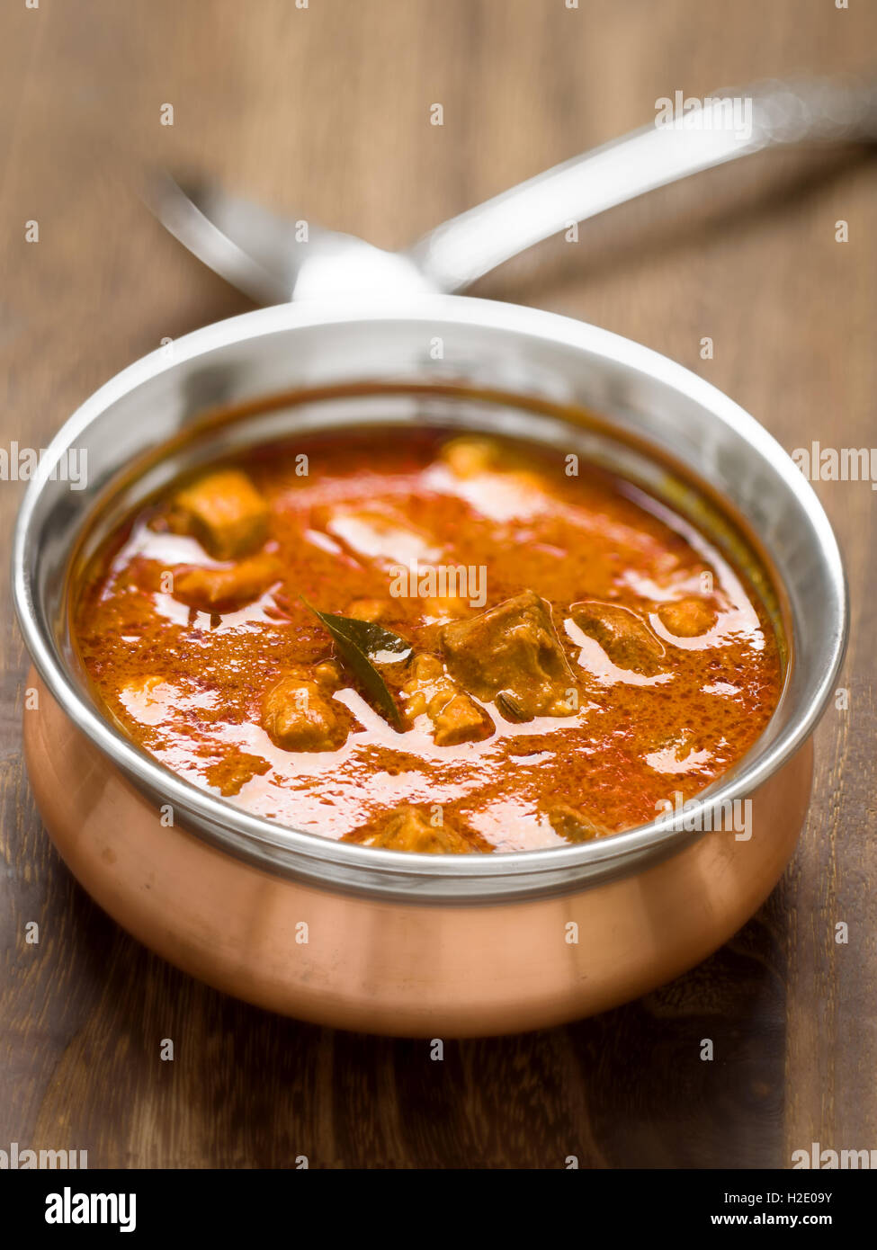 würzige indische Lamm curry Stockfoto
